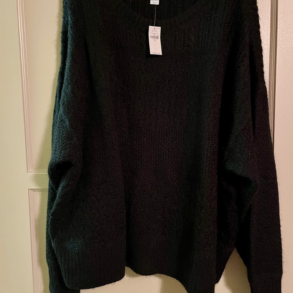 Old Navy Black Loose Knit Sweater